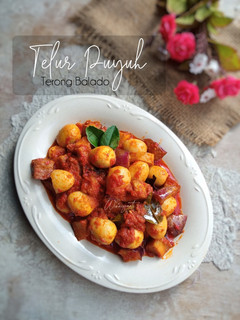 Foto resep Telur Puyuh dan Terong Balado