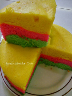 Foto resep Rainbow Cake kukus Ny Liem
