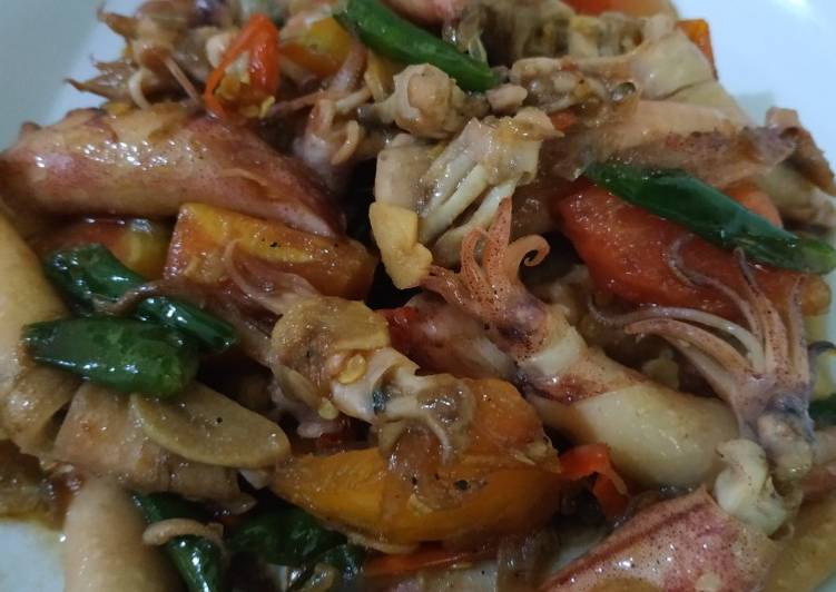 Bahan Oseng Cumi Asin | Resep Bumbu Oseng Cumi Asin Yang Enak dan Simpel