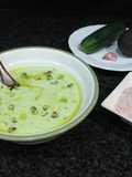Cucumber and Avocado Gazpacho