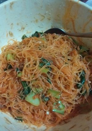 Foto resep Bihun Goreng Rebon Pedas