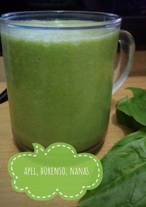 Foto resep Jus apel, horenso, nanas