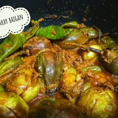 A picture of Bhagaray baingan.