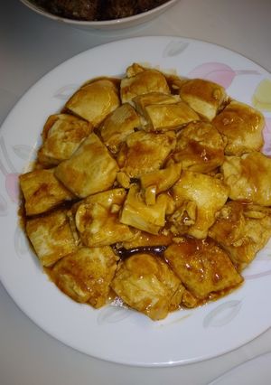 Foto resep Tahu goreng siram Saos tiram