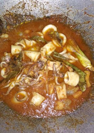 Foto resep Cumi saus pedas super enak dan sangat mudah