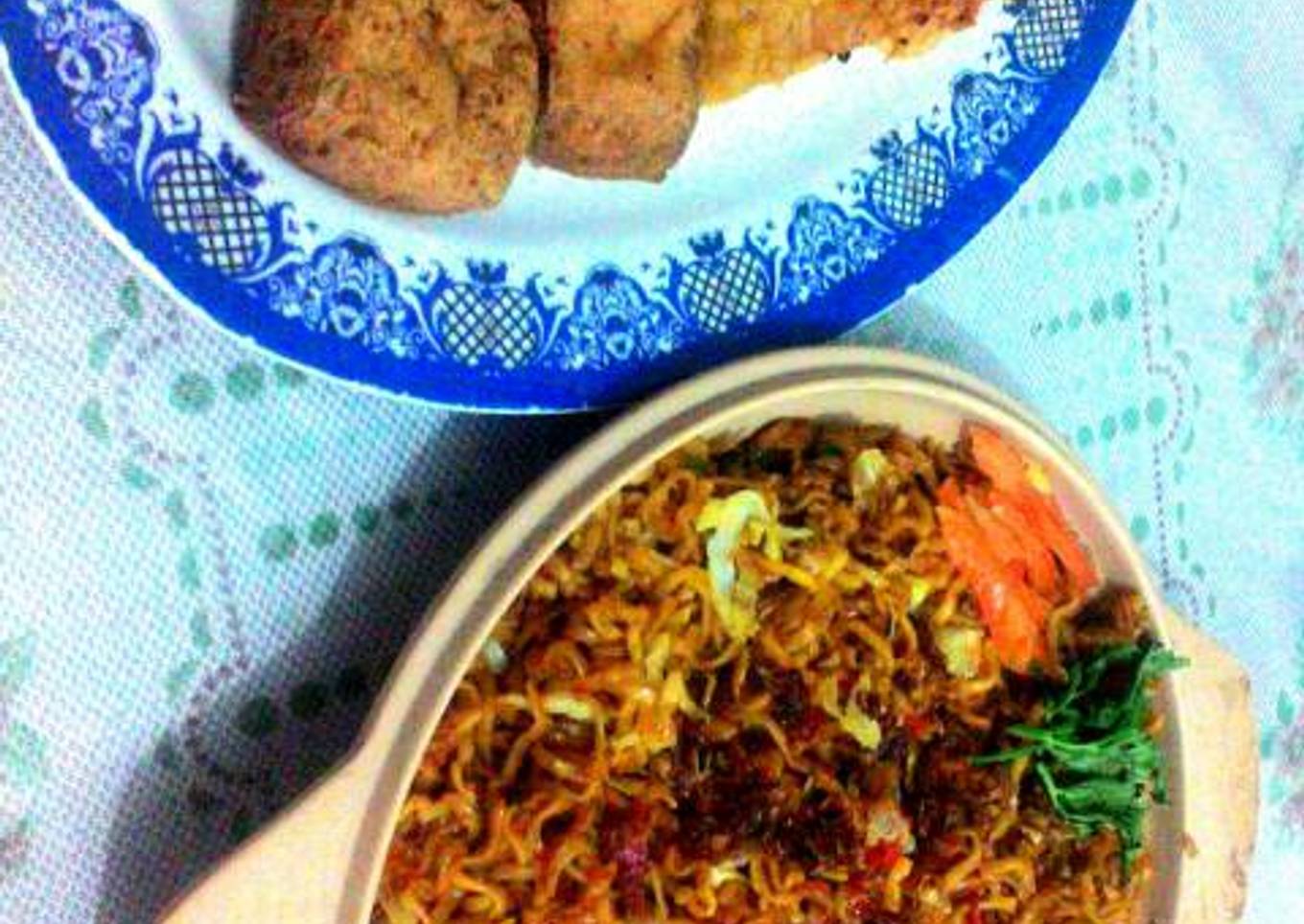 Mie Goreng cumi Keriting special