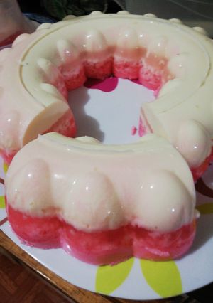 Una foto de Gelatina de fresa