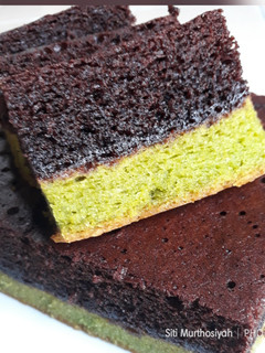 Foto resep Brownies Lapis Pandan