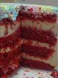 Bolo Red Velvet com Mousse de Três Leites
