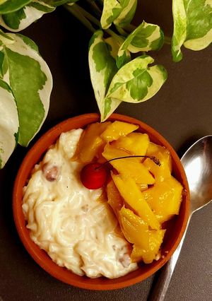 A picture of Mango Vermicelli Kheer.
