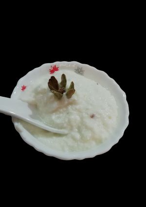 A picture of An Indian sweet dish of strained yogurt (VERY SIMPLE RECIPE).