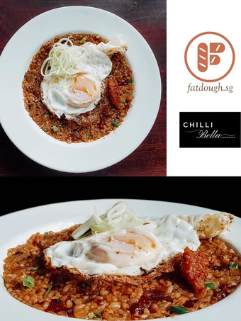 Easy Way Prepare Recipe Bak Kwa Sambal Nasi Goreng | Jerky Sambal Fried Rice that is  Makes Drooling, Can Spoil the Tongue}