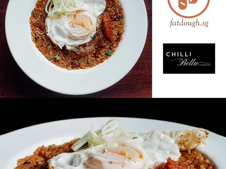 Easy Way Prepare Recipe Bak Kwa Sambal Nasi Goreng | Jerky Sambal Fried Rice that is  Makes Drooling, Can Spoil the Tongue}