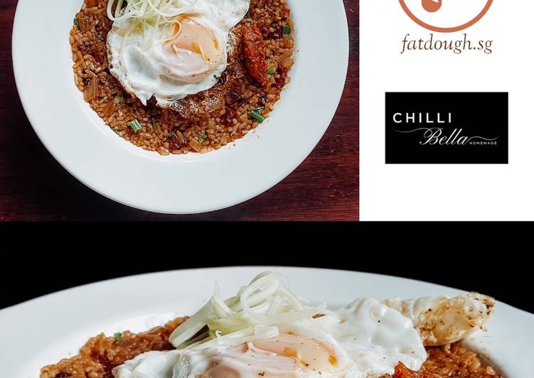 Bak Kwa Sambal Nasi Goreng | Jerky Sambal Fried Rice Bak Kwa Sambal Nasi Goreng | Jerky Sambal Fried Rice