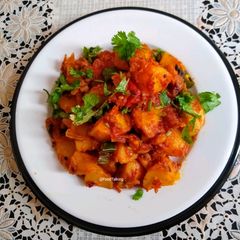 A picture of Masala Potatoes.