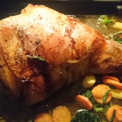 A picture of Leg of Lamb for Easter.