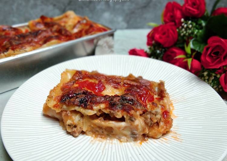 Cara termudah untuk Tips Di RumahLasagna Bolognaise
