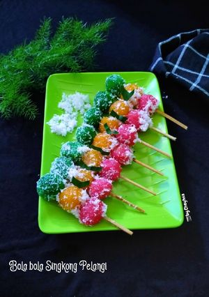 Foto resep Sate Singkong Pelangi
