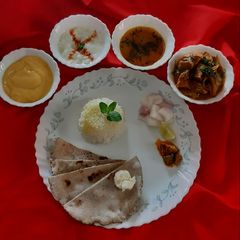 A picture of Veg Thali.