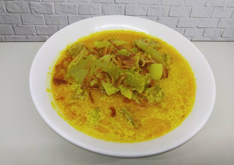 Sayur Lodeh Labu Siam + Tempe