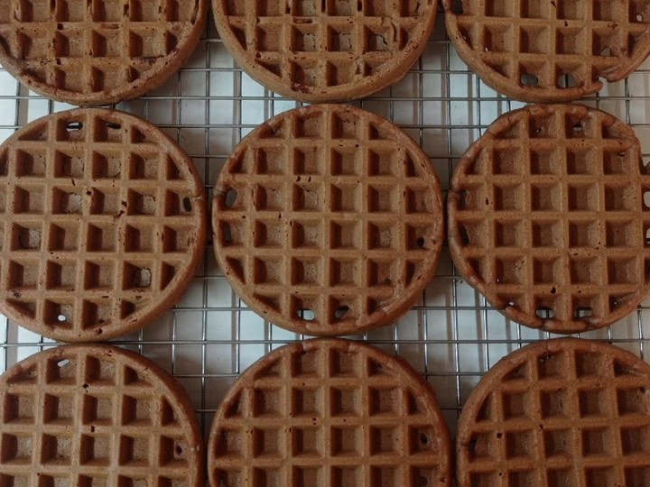 Langkah Gampang Membuat Resep (Sourdough Discard) Chocolate Waffles yang Enak Banget Anti Ribet, Menggugah Selera