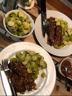 自製黑胡椒醬煎美國去骨牛小排 的食譜成品照片