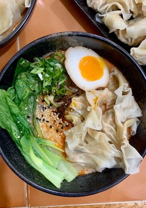 A picture of Shrimp Wonton Soba.
