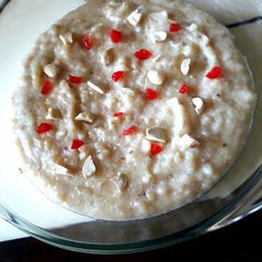 Leftover chapati pudding A picture of Leftover chapati pudding.