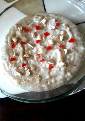A picture of Leftover chapati pudding.