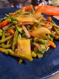 Wok de légumes et pak Choi