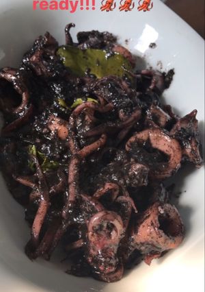 Foto resep Cumi Tinta Hitam
