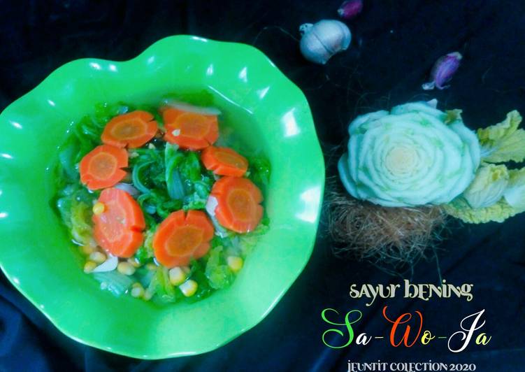 Resep Sayur bening sawoja, Sempurna