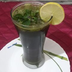 Pudina sharbat (mint juice) A picture of Pudina sharbat (mint juice).