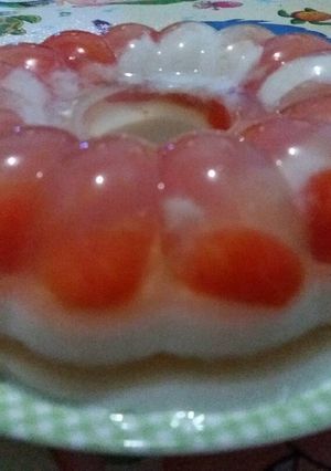 Foto resep Puding pepaya lapis susu