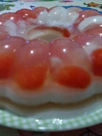 Resep Puding pepaya lapis susu Simpel