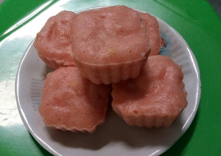 Resep Bolu kukus magic com marimas (simpel,no mixer), Menggugah Selera