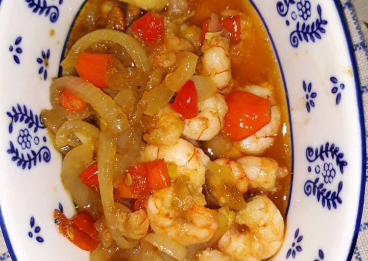 Resep Udang oseng pedas sederhana, Sempurna