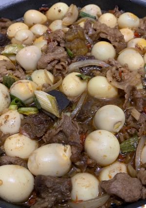 Foto resep Daging telur puyuh saos tiram