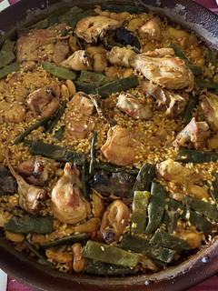Una foto de Paella valenciana!!!!