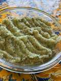 Farce pour poissons au chou romanesco, ail, oignon et estragon (anti gaspi)