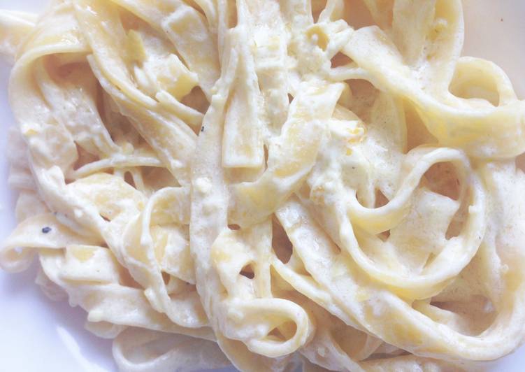 Tagliolini panna e limone