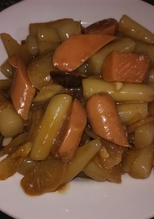 Hình của món Tobokki không cay.