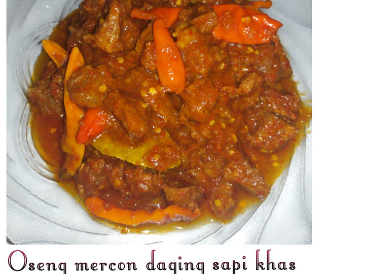 Bagaimana Membuat Oseng mercon daging sapi khas jogja Bunda Pasti Bisa