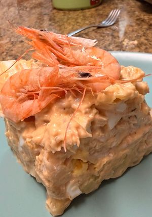 Una foto de Ensaladilla de gambas 🍤
