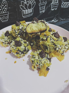 Gambar Kelloggs cornflakes chocolate almond thumbprint cookies