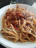 Fideos con salsa