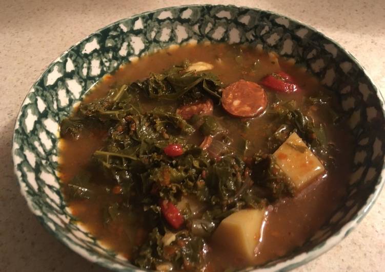 Recipe of Ultimate Kale and Chorizo soup