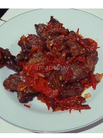 Langkah Mudah untuk Membuat Resep 185. Dendeng Balado Basah yang Lezat Anti Ribet, Sempurna