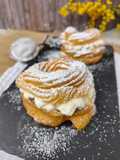 Zeppole fritte Nutella e panna