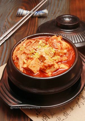 Foto resep Sup Tahu Ala Korea Enak segar
